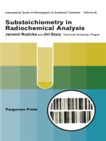 Substoichiometry in Radiochemical Analysis: International Series of Monographs in Analytical Chemistry