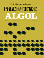 Programming — ALGOL