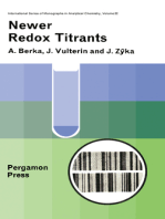 Newer Redox Titrants: International Series of Monographs in Analytical Chemistry