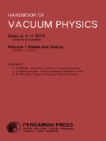 Gases and Vacua: Handbook of Vacuum Physics