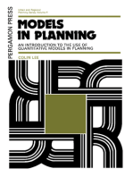 Models in Planning: An Introduction to the Use of Quantitative Models in Planning