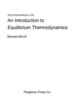 Solution Manual for an Introduction to Equilibrium Thermodynamics
