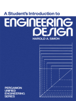 A Student's Introduction to Engineering Design: Pergamon Unified Engineering Series