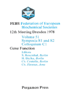 Gene Function: FEBS Federation of European Biochemical Societies: 12th Meeting, Dresden, 1978