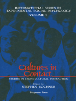 Cultures in Contact: Studies in Cross-Cultural Interaction