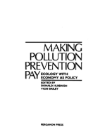 Making Pollution Prevention Pay: Ecology with Economy as Policy