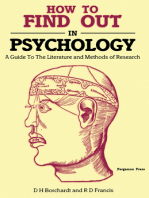 How to Find Out in Psychology