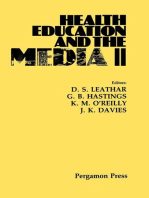 Health Education and the Media II: Proceedings of the 2nd International Conference Organized Jointly by the Scottish Health Education Group, Edinburgh and the Advertising Research Unit, Department of Marketing, University of Strathclyde, Edinburgh, 25–29 March 1985