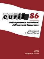 Eurit 86: Developments in Educational Software and Courseware: Proceedings of the First European Conference on Education and Information Technology