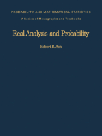 Real Analysis and Probability: Probability and Mathematical Statistics: A Series of Monographs and Textbooks