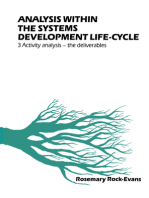 Analysis within the Systems Development Life-Cycle: Book 3 Activity Analysis — The Deliverables