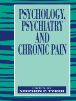 Psychology, Psychiatry and Chronic Pain