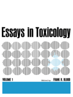 Essays in Toxicology: Volume 1