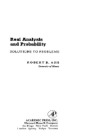 Real Analysis and Probability: Solutions to Problems