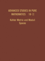 Kähler Metric and Moduli Spaces: Advanced Studies in Pure Mathematics, Vol. 18.2