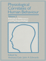 Individual Differences and Psychopathology: Physiological Correlates of Human Behaviour, Vol. 3