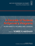 A Decade of Federal Antipoverty Programs: Achievements, Failures, and Lessons