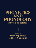 Rhythm and Meter: Phonetics and Phonology, Vol. 1