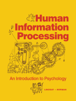 Human Information Processing: An Introduction to Psychology