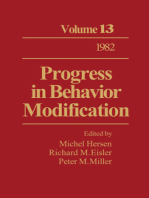 Progress in Behavior Modification: Volume 13