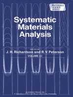 Systematic Materials Analysis: Materials Science and Technology, Vol. 3