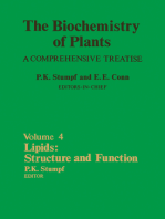 Lipids: Structure and Function: The Biochemistry of Plants