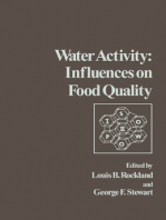 Water Activity: Influences on Food Quality: A Treatise on the Influence of Bound and Free Water on the Quality and Stability of Foods and Other Natural Products