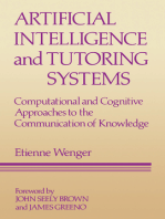 Artificial Intelligence and Tutoring Systems: Computational and Cognitive Approaches to the Communication of Knowledge