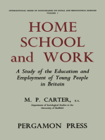 Home, School and Work: A Study of the Education and Employment of Young People in Britain