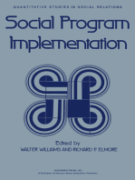 Social Program Implementation: Quantitative Studies in Social Relations