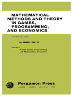 Mathematical Methods and Theory in Games, Programming, and Economics: Matrix Games, Programming, and Mathematical Economics