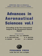 Advances in Aeronautical Sciences: Proceedings of the First International Congress in the Aeronautical Sciences, Madrid, 8-13 September 1958