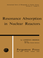 Resonance Absorption in Nuclear Reactors: International Series of Monographs on Nuclear Energy, Vol. 4