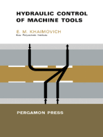 Hydraulic Control of Machine Tools