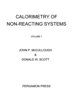 Calorimetry of Non-Reacting Systems: Prepared Under the Sponsorship of the International Union of Pure and Applied Chemistry Commission on Thermodynamics and the Thermochemistry