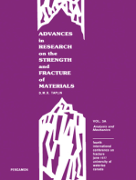 Analysis and Mechanics: Fourth International Conference on Fracture June 1977 University of Waterloo, Canada