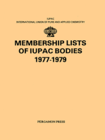 Membership Lists of IUPAC Bodies 1977-1979
