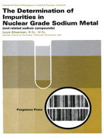 The Determination of Impurities in Nuclear Grade Sodium Metal