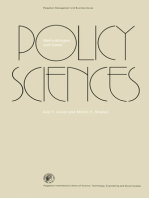 Policy Sciences: Methodologies and Cases