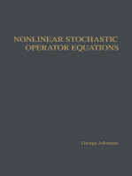 Nonlinear Stochastic Operator Equations