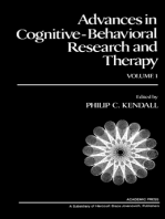 Advances in Cognitive—Behavioral Research and Therapy: Volume 1