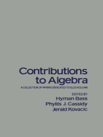 Contributions to Algebra: A Collection of Papers Dedicated to Ellis Kolchin