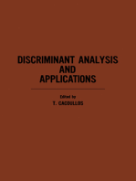 Discriminant Analysis and Applications