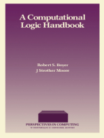 A Computational Logic Handbook: Formerly Notes and Reports in Computer Science and Applied Mathematics