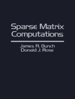 Sparse Matrix Computations