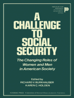 A Challenge to Social Security: The Changing Roles of Women and Men in American Society