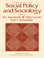 Social Policy and Sociology