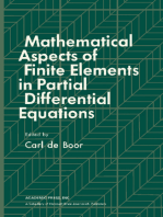 Mathematical Aspects of Finite Elements in Partial Differential Equations: Proceedings of a Symposium Conducted by the Mathematics Research Center, the University of Wisconsin–Madison, April 1 – 3, 1974