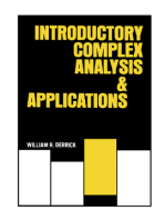 Introductory Complex and Analysis Applications