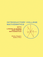 Introductory College Mathematics: with Linear Algebra and Finite Mathematics